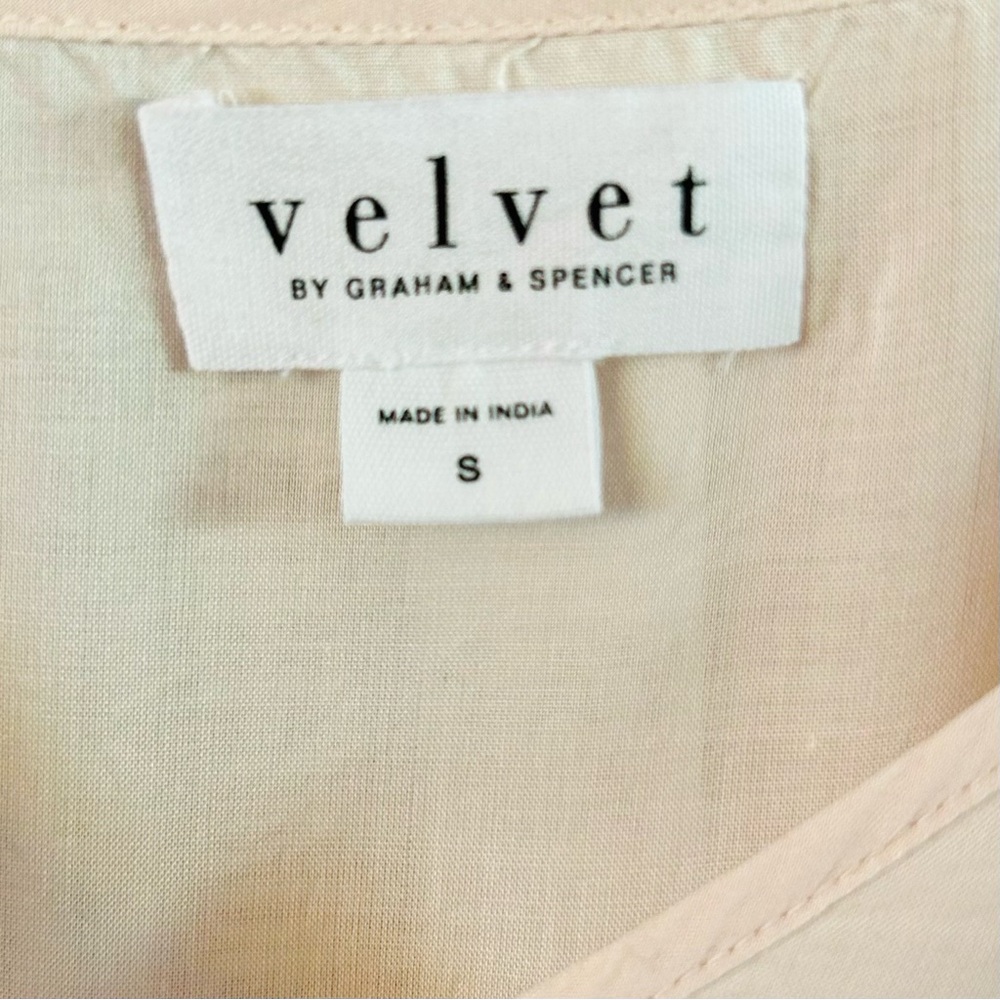 Velvet Graham Spencer Sheer Floral Drawstring Waist Slip Lng Sleeve Midi Dress S - Picture 9 of 16